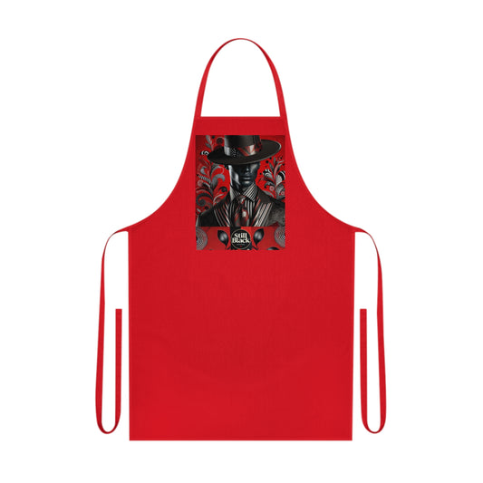 Still Black Cotton Apron #SB9