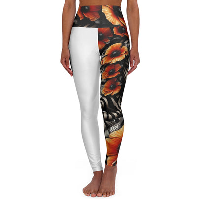 Zebra Fantasy High Waisted Yoga Leggings (AOP) #ZF12