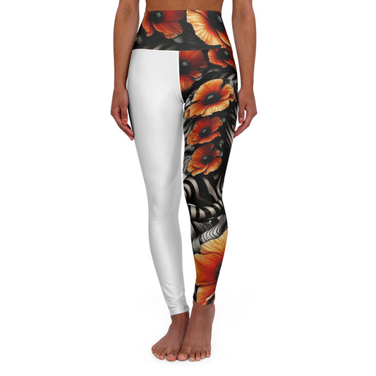 Zebra Fantasy High Waisted Yoga Leggings (AOP) #ZF12