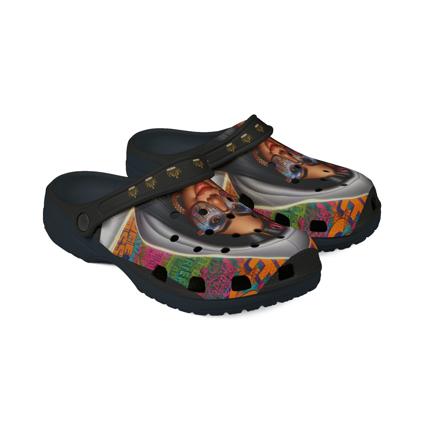 Future Boss EVA Foam Rubber Shoes (AOP) #55U