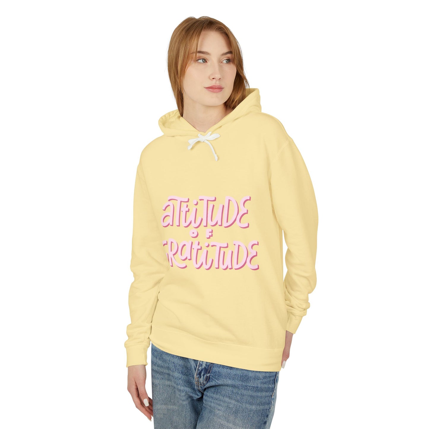 Affirmations Unisex Lightweight Hooded Sweatshirt #AU5