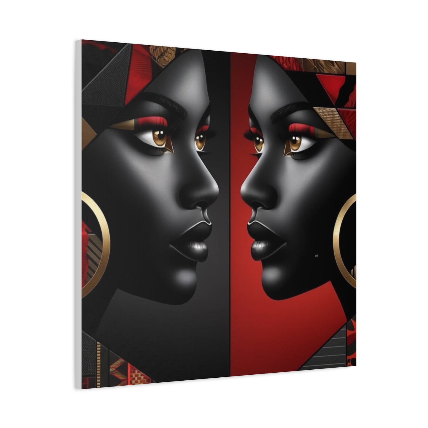 Dual Faced Matte Canvas, Stretched, 1.25" #DF1