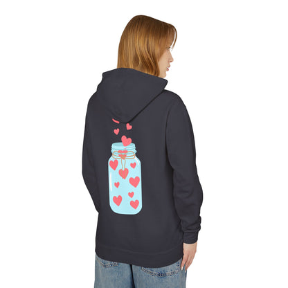 Affirmations Unisex Lightweight Hooded Sweatshirt #AU5
