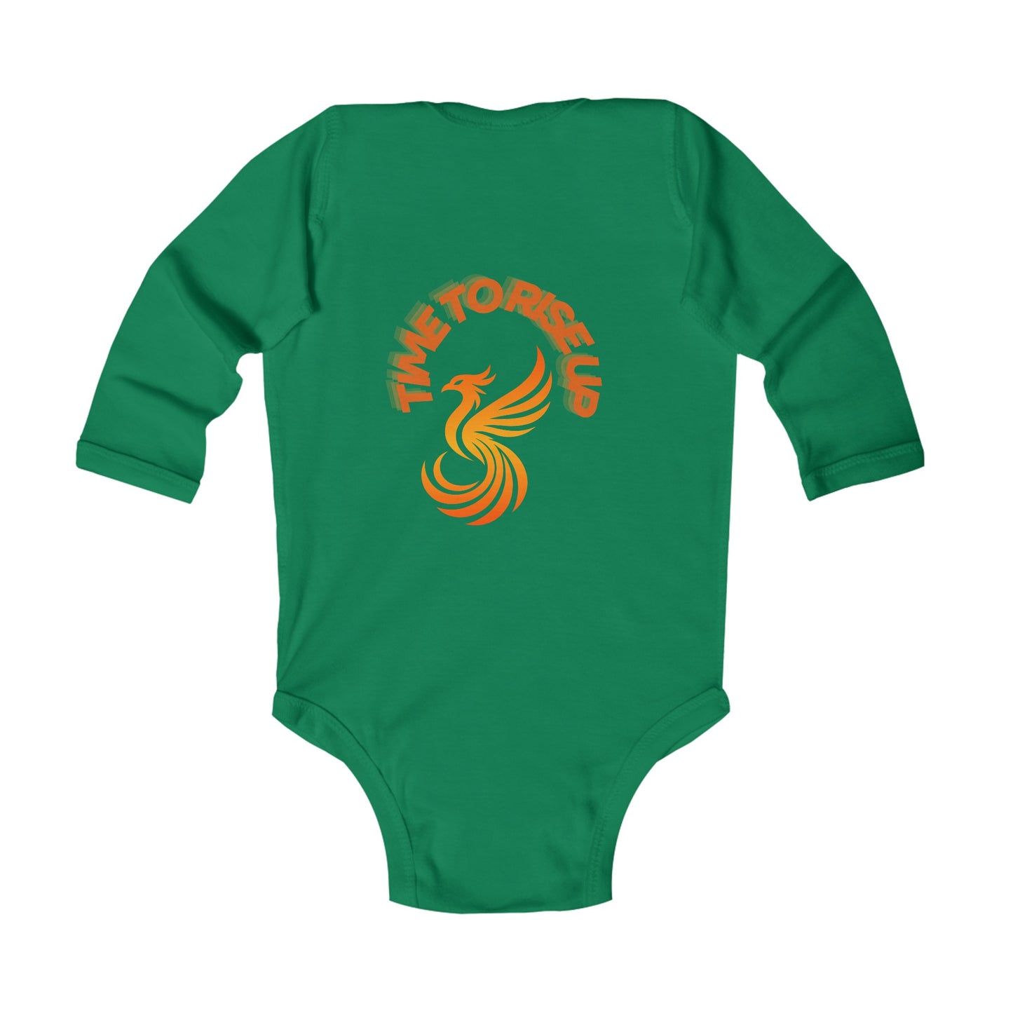 Time To Rise Infant Long Sleeve Bodysuit #2IU