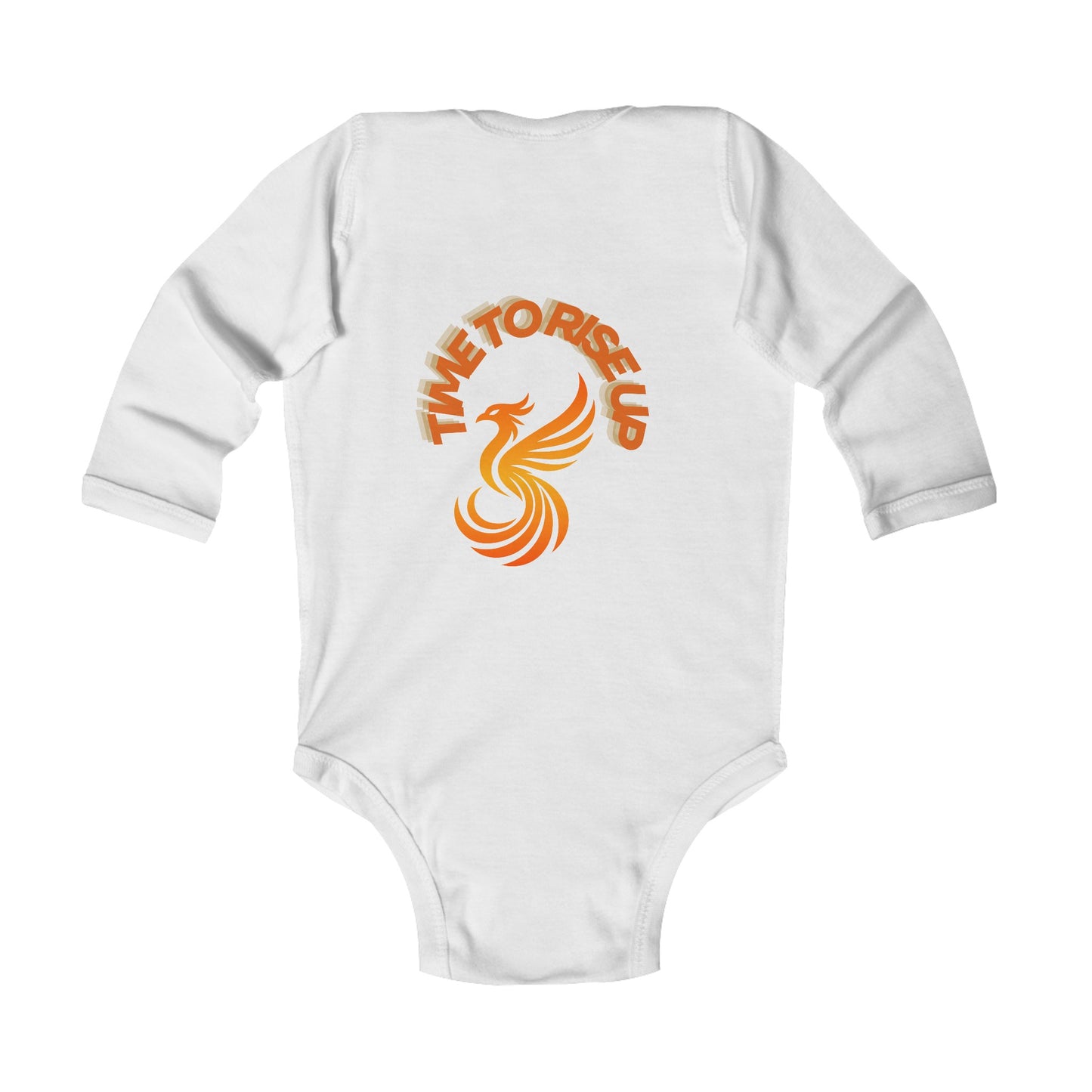 Time To Rise Infant Long Sleeve Bodysuit #2IU