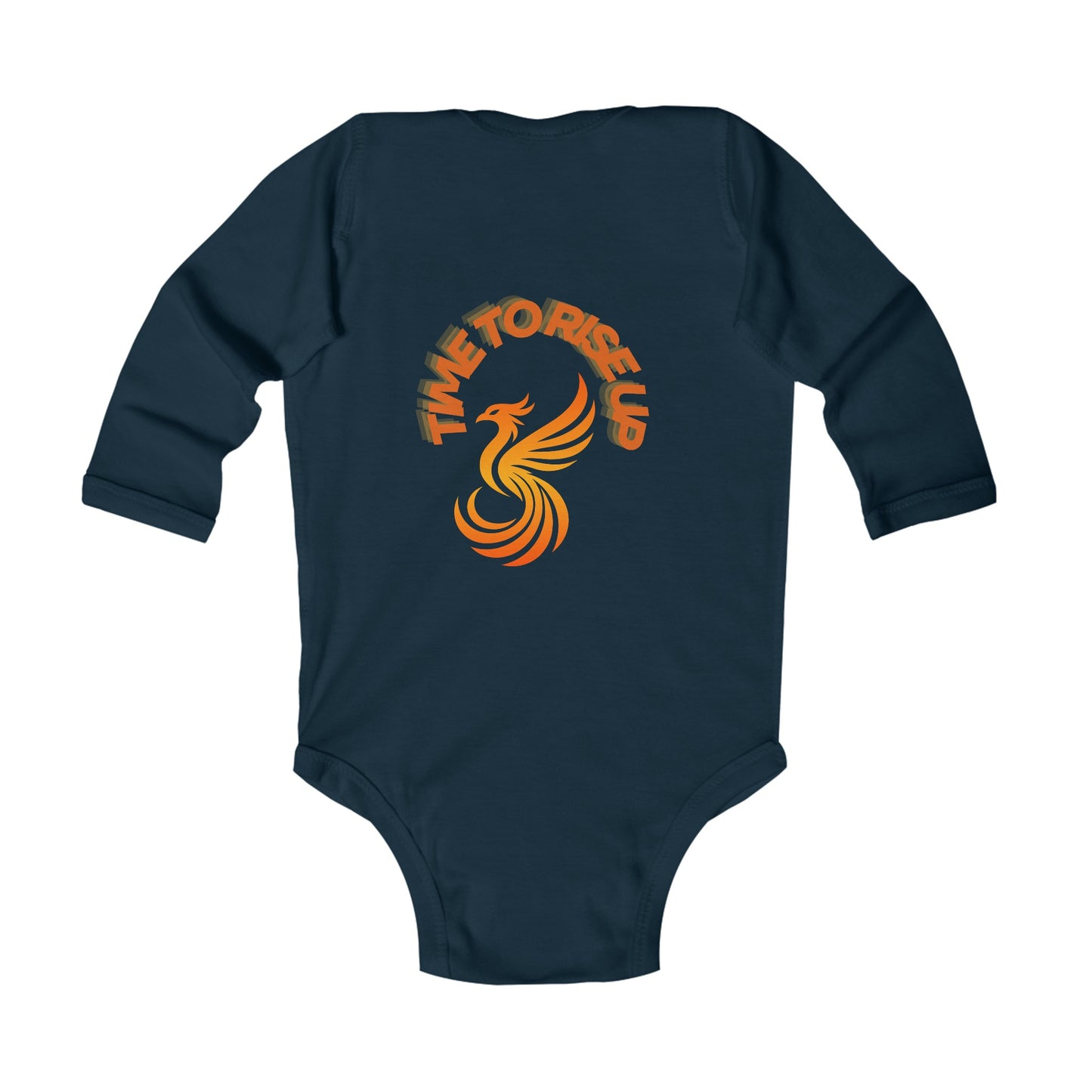 Time To Rise Infant Long Sleeve Bodysuit #2IU