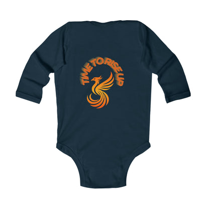 Time To Rise Infant Long Sleeve Bodysuit #2IU