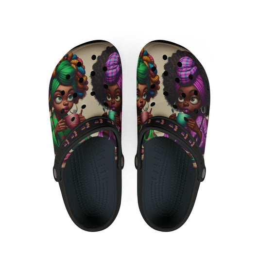 Monday Vibes EVA Foam Rubber Shoes (AOP) #MV6