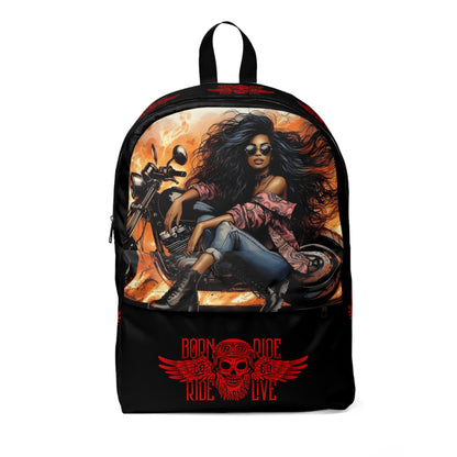 Born To Ride Unisex Classic Backpack #13M