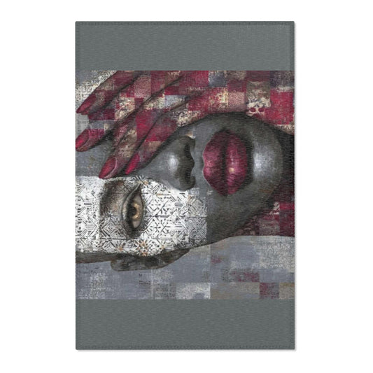 Artistic Area Rug, Bohemian Decor, Modern Home Accent, Unique Living Room Carpet, Contemporary Floor Mat, Statement Piece