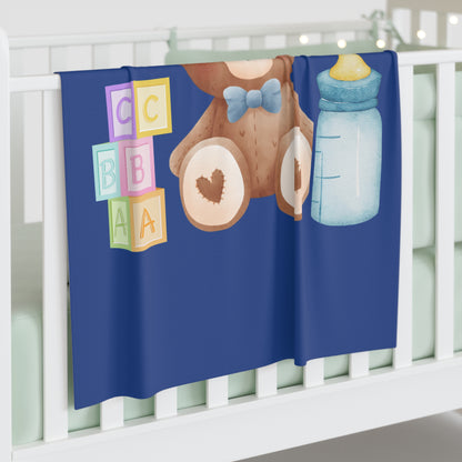 Teddy Bear Baby Swaddle Blanket #TB1