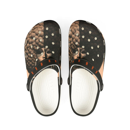 Afro Power EVA Foam Rubber Shoes (AOP) #AP3