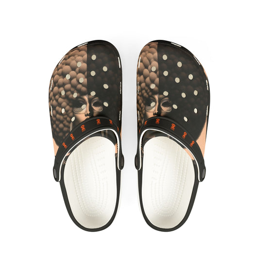 Afro Power EVA Foam Rubber Shoes (AOP) #AP3