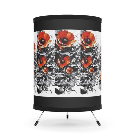 Zebra Fantasy Tripod Lamp with High-Res Printed Shade, US\CA plug #SZ35