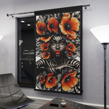 Zebra Fantasy Window Curtains (1 Piece) #ZF33