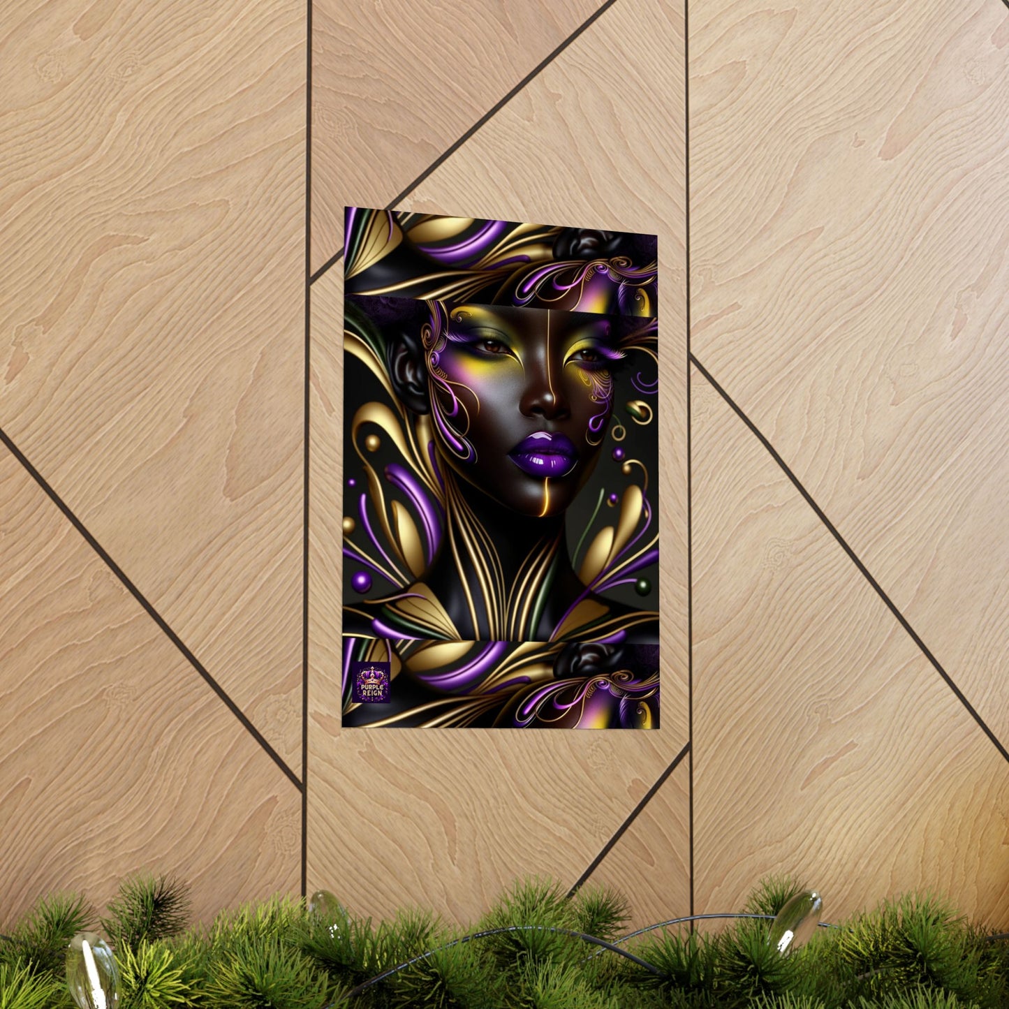 Purrple Reign Matte Vertical Posters #PR7