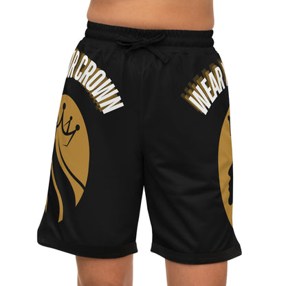 Wear Your Crown Basketball Rib Shorts (AOP) #23