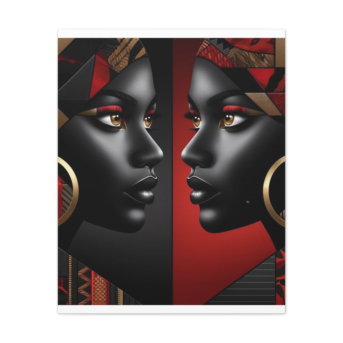 Dual Faced Matte Canvas, Stretched, 1.25" #DF1