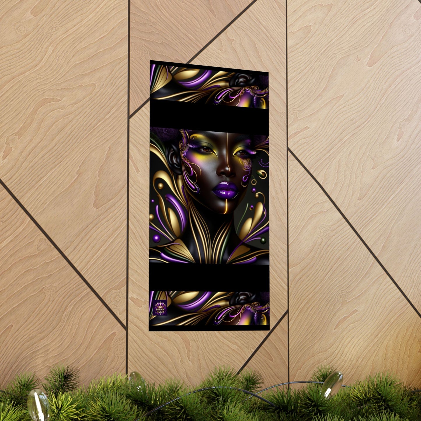 Purrple Reign Matte Vertical Posters #PR7
