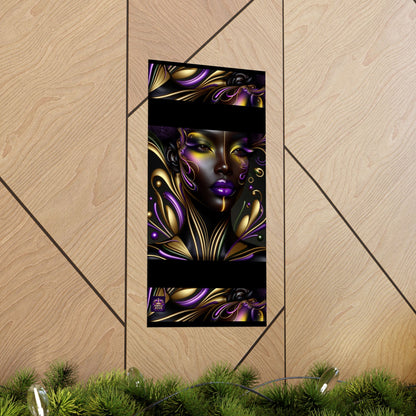 Purrple Reign Matte Vertical Posters #PR7