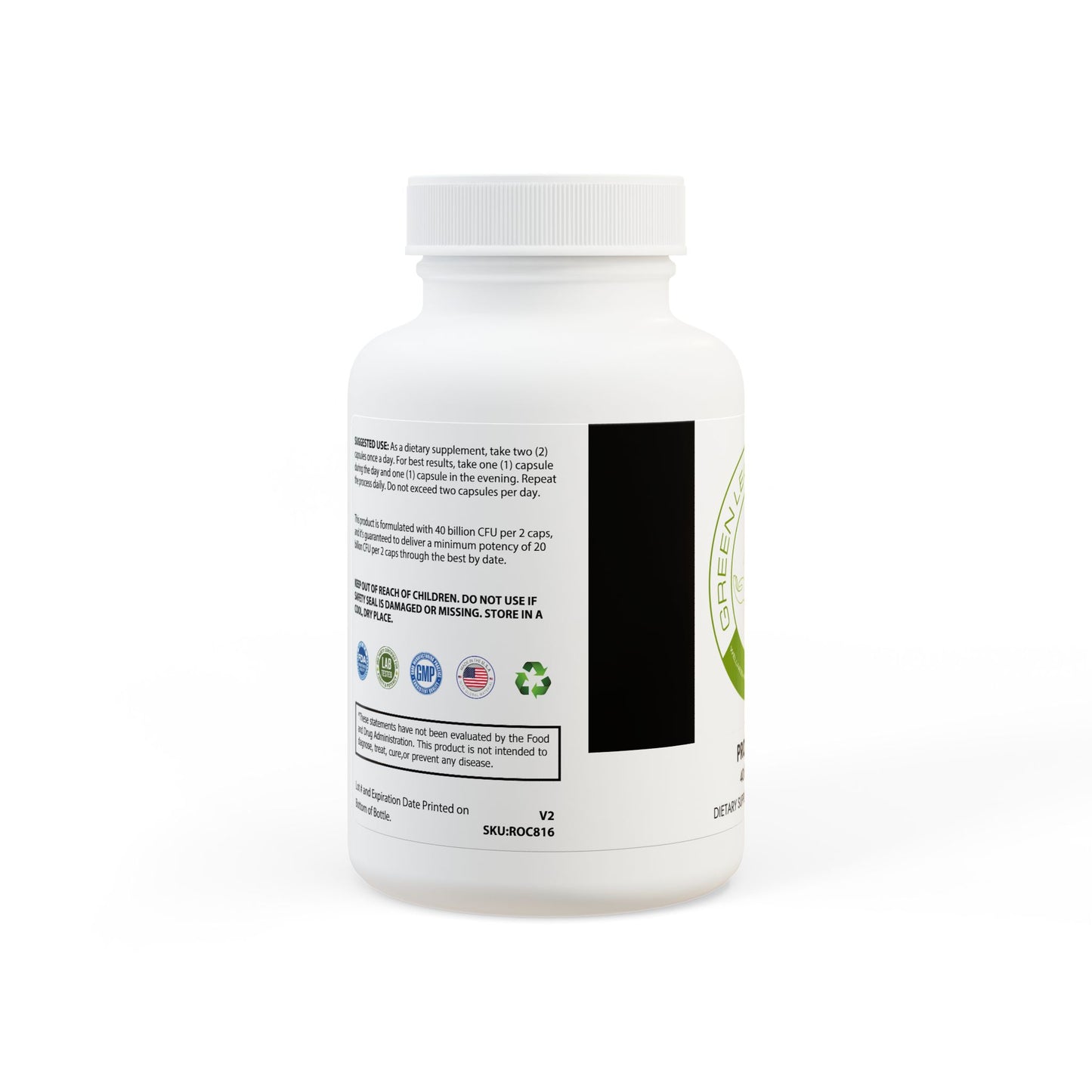 Probiotics Supplement (60 Capsules) #GLP8