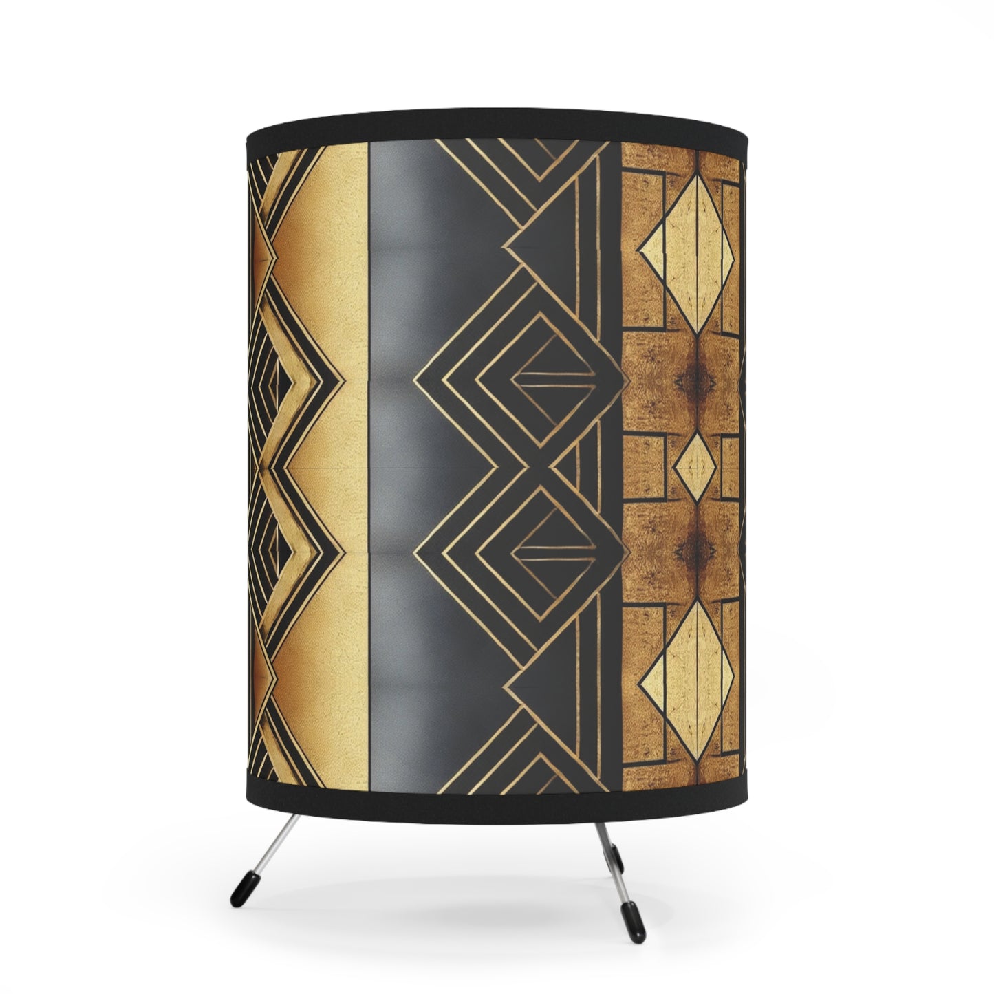 Amber Radiance Tripod Lamp with High-Res Printed Shade, US\CA plug #AR1
