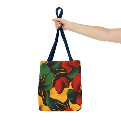 Vibrant Floral Tote Bag Trendy Shopping Tote Eco-Friendly Carry-All Perfect for Summer Gift for Her and Him