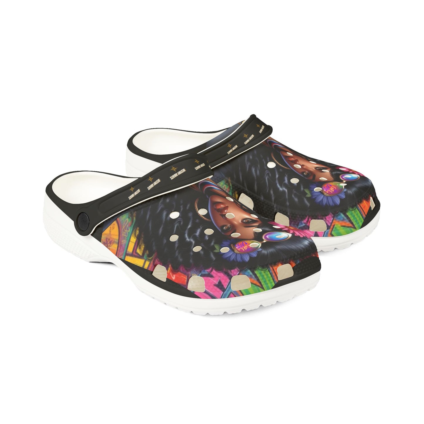 Destined For Greatness EVA Foam Rubber Shoes (AOP) #37U