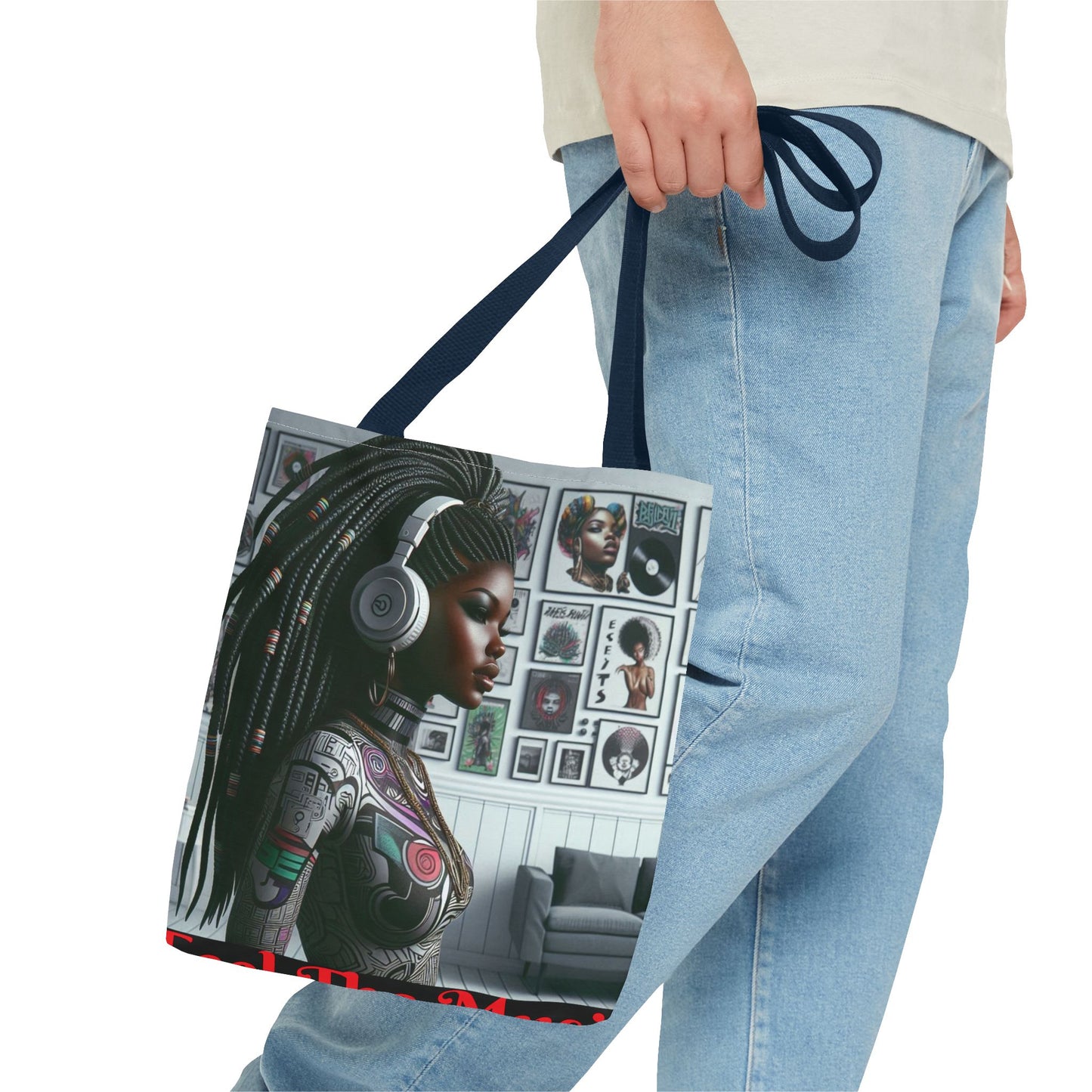 Feel The Music Tote Bag (AOP) #FM5