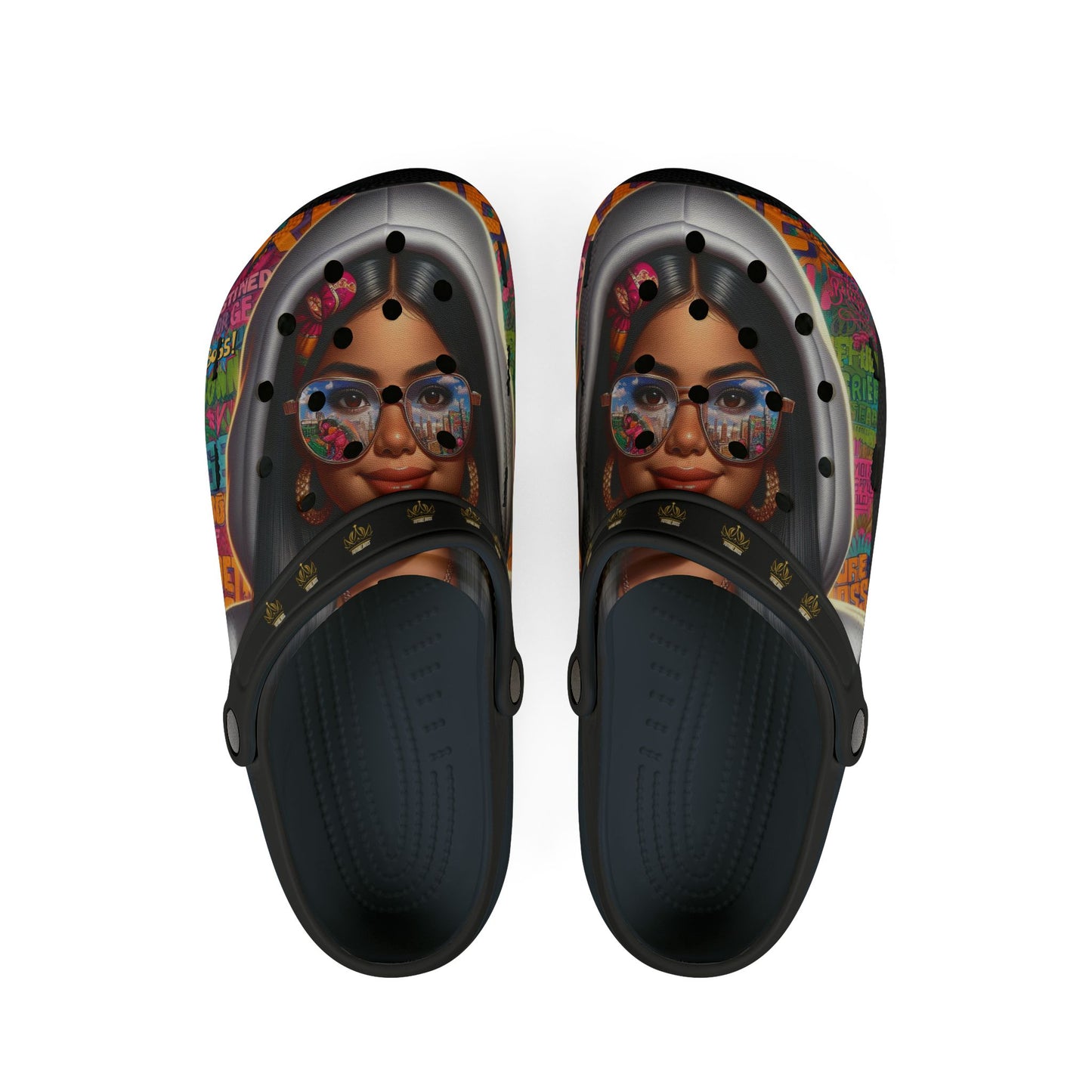 Future Boss EVA Foam Rubber Shoes (AOP) #55U