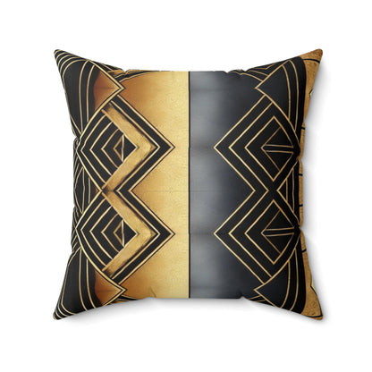 Amber Radiance Spun Polyester Square Pillow #AR1