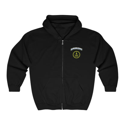 Warriors Unisex Heavy Blend™ Full Zip Hooded Sweatshirt #1U