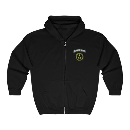 Warriors Unisex Heavy Blend™ Full Zip Hooded Sweatshirt #1U