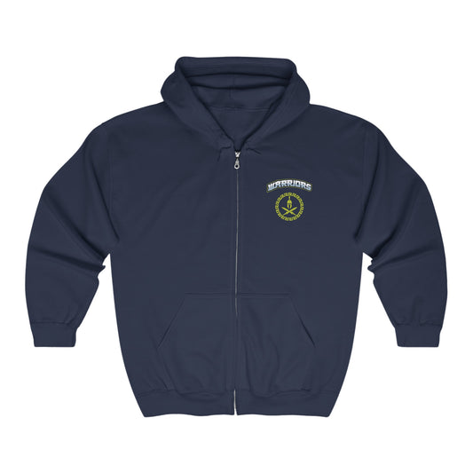 Warriors Unisex Heavy Blend™ Full Zip Hooded Sweatshirt #1U