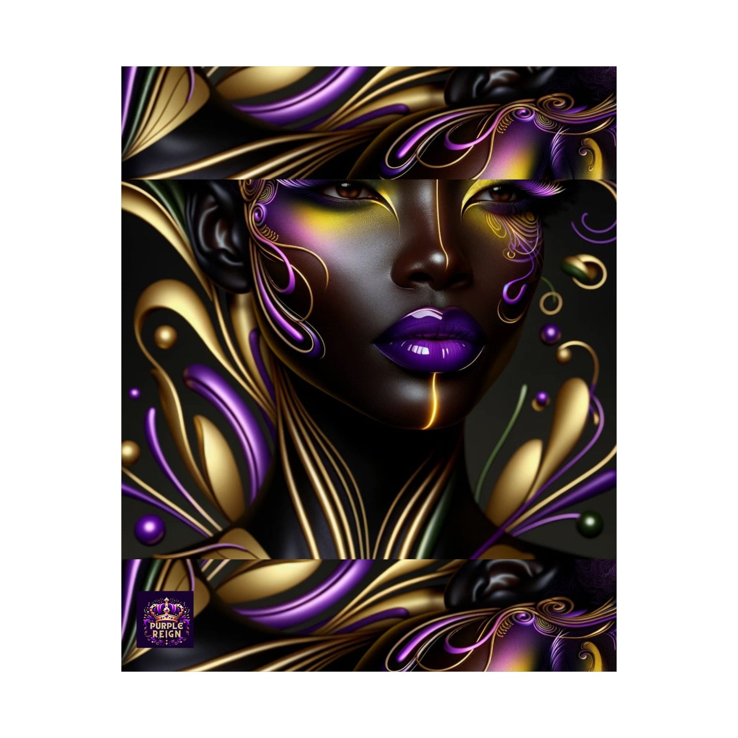 Purrple Reign Matte Vertical Posters #PR7