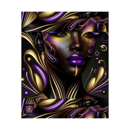 Purrple Reign Matte Vertical Posters #PR7