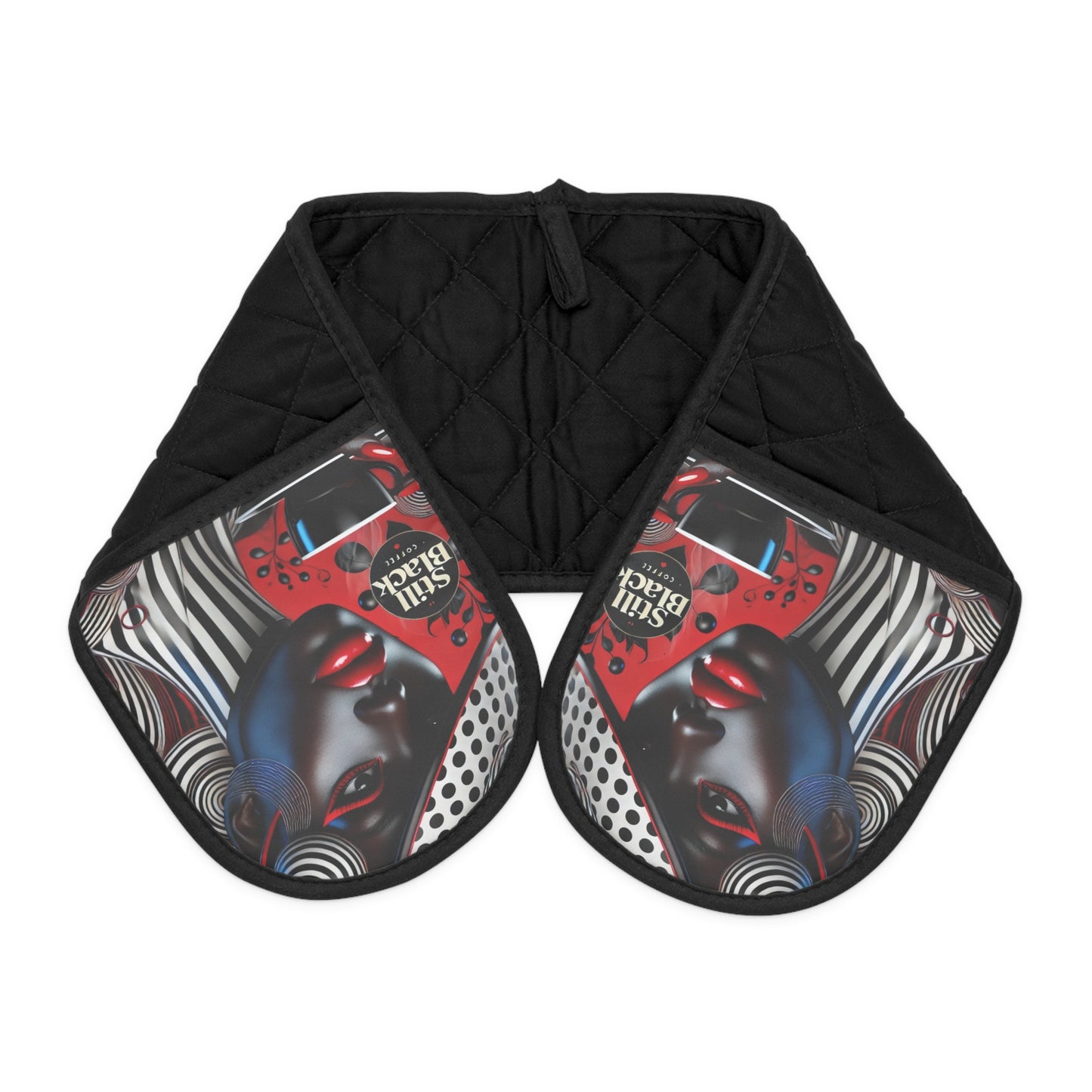 Stll Black Oven Mitts #SB13