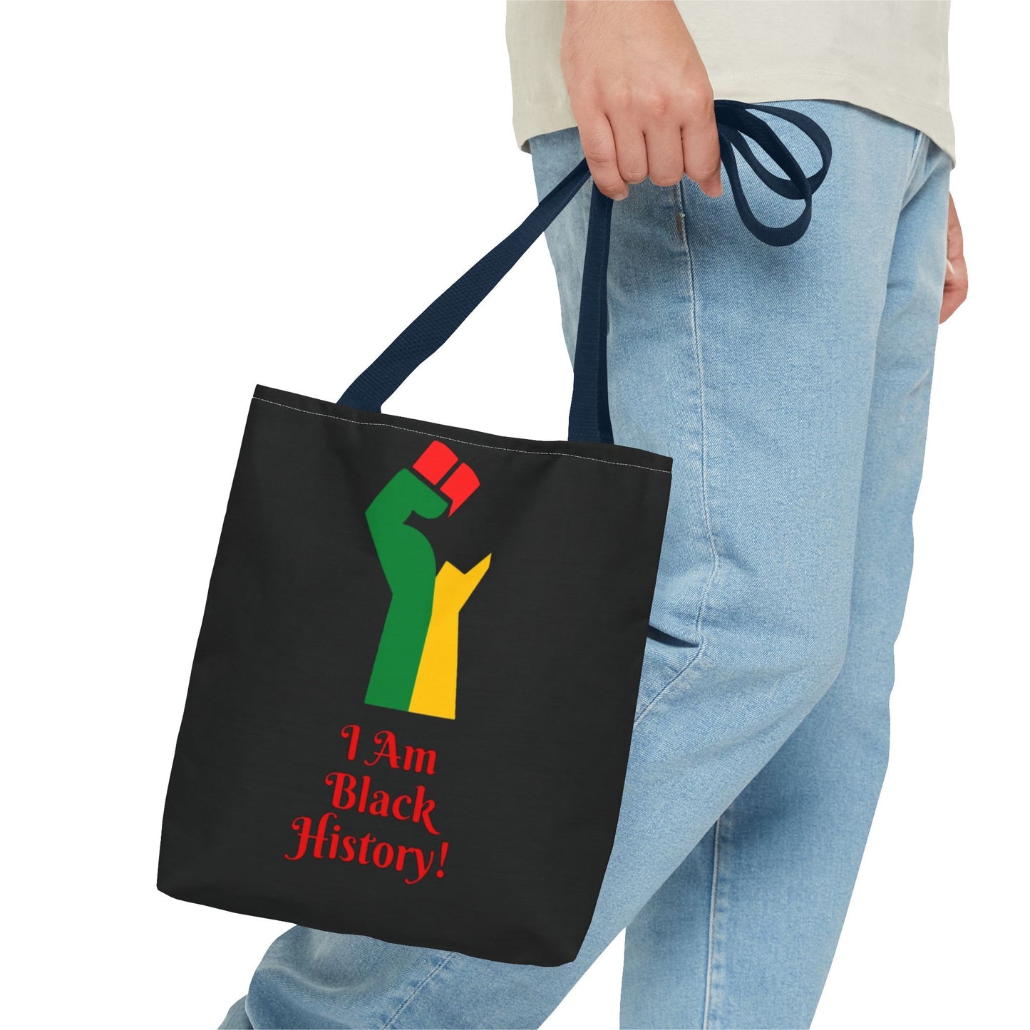 Empowering Black History Tote Bag - "I Am Black History!"