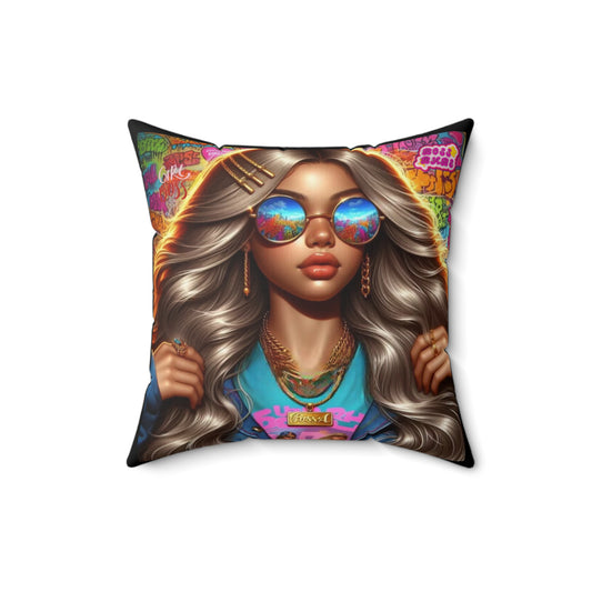 Future Boss Square Pillow #35