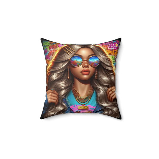 Future Boss Square Pillow #35