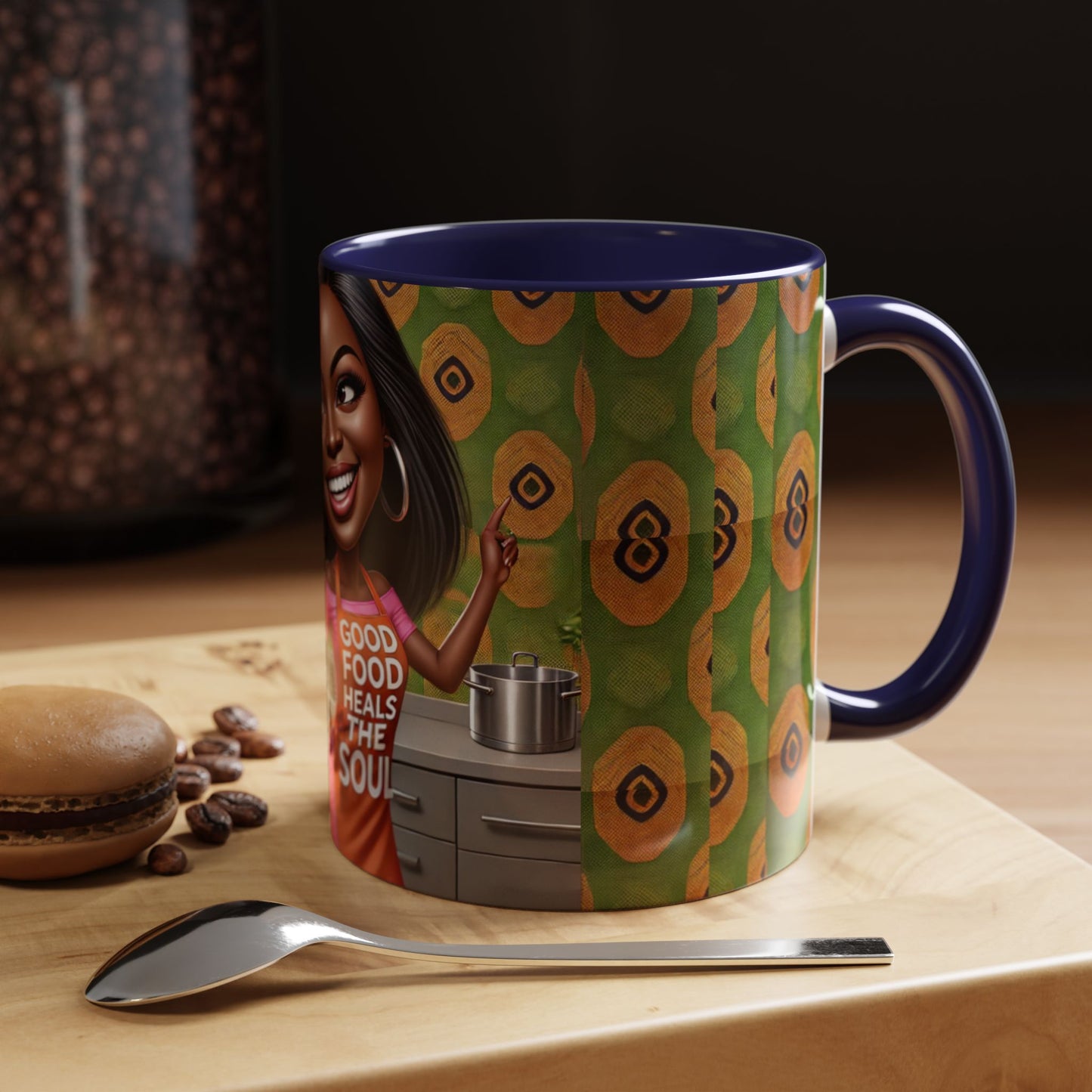 Soulful Bites and Kitchen Delights Accent Coffee Mug (11, 15oz) #SBKD1