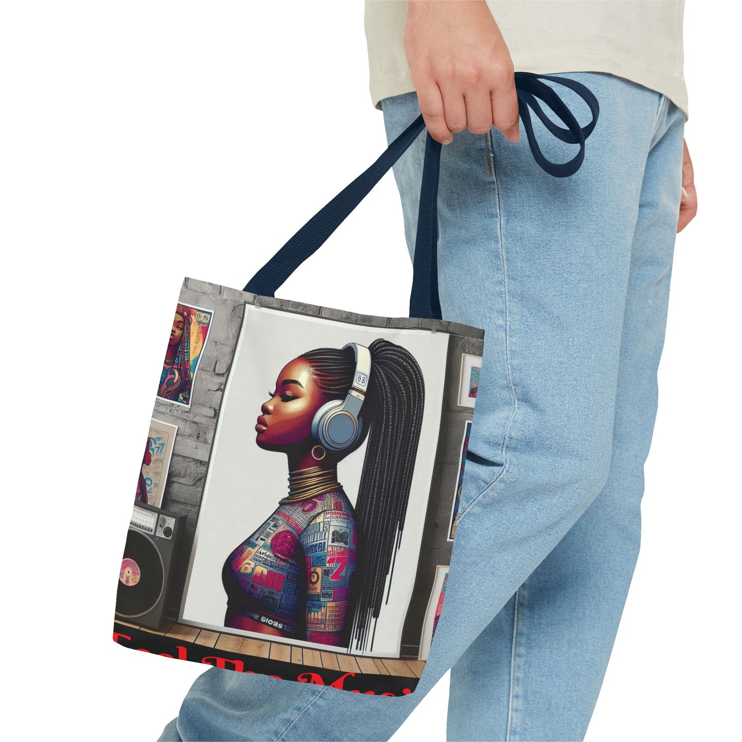 Feel The Music Tote Bag (AOP) #FM3