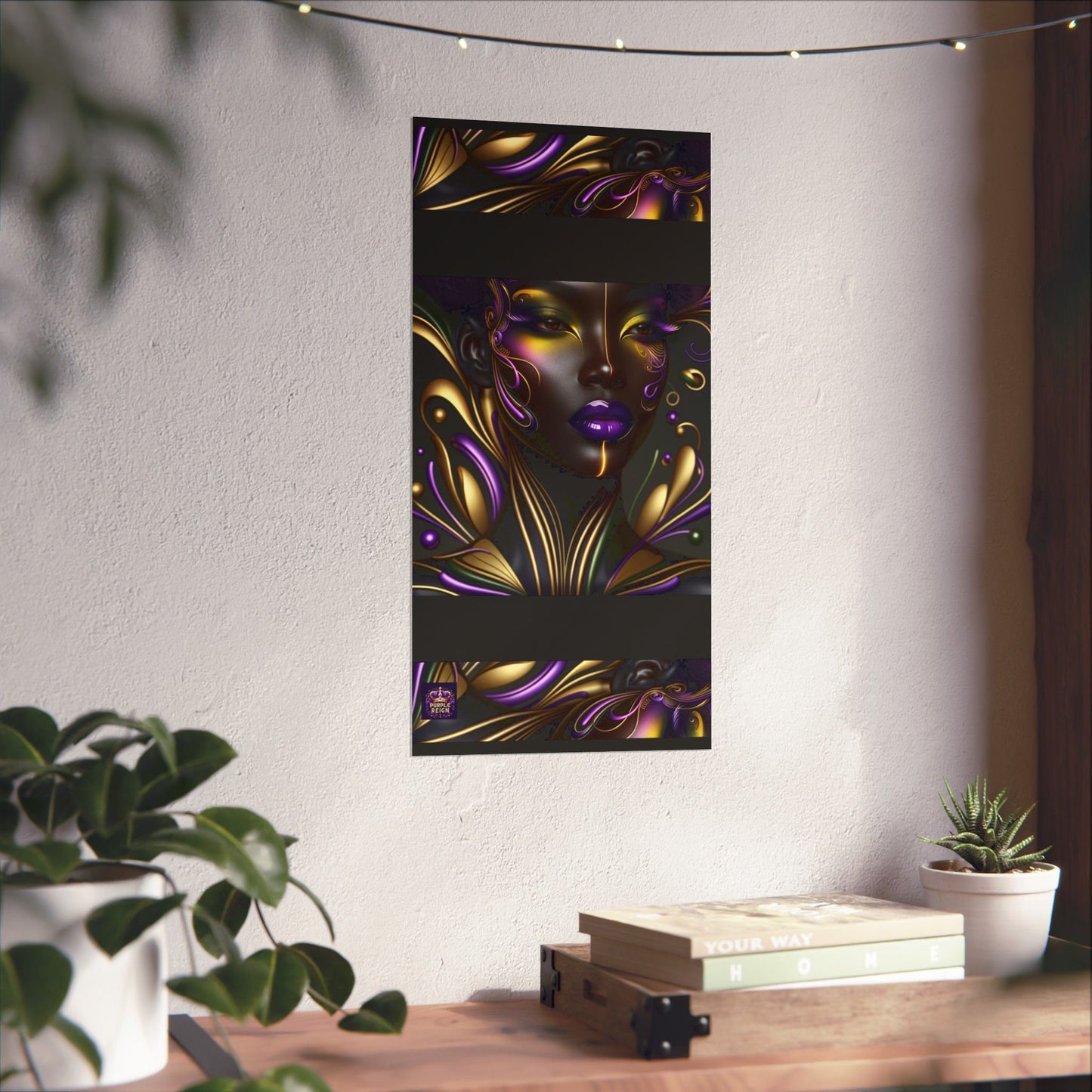 Purrple Reign Matte Vertical Posters #PR7