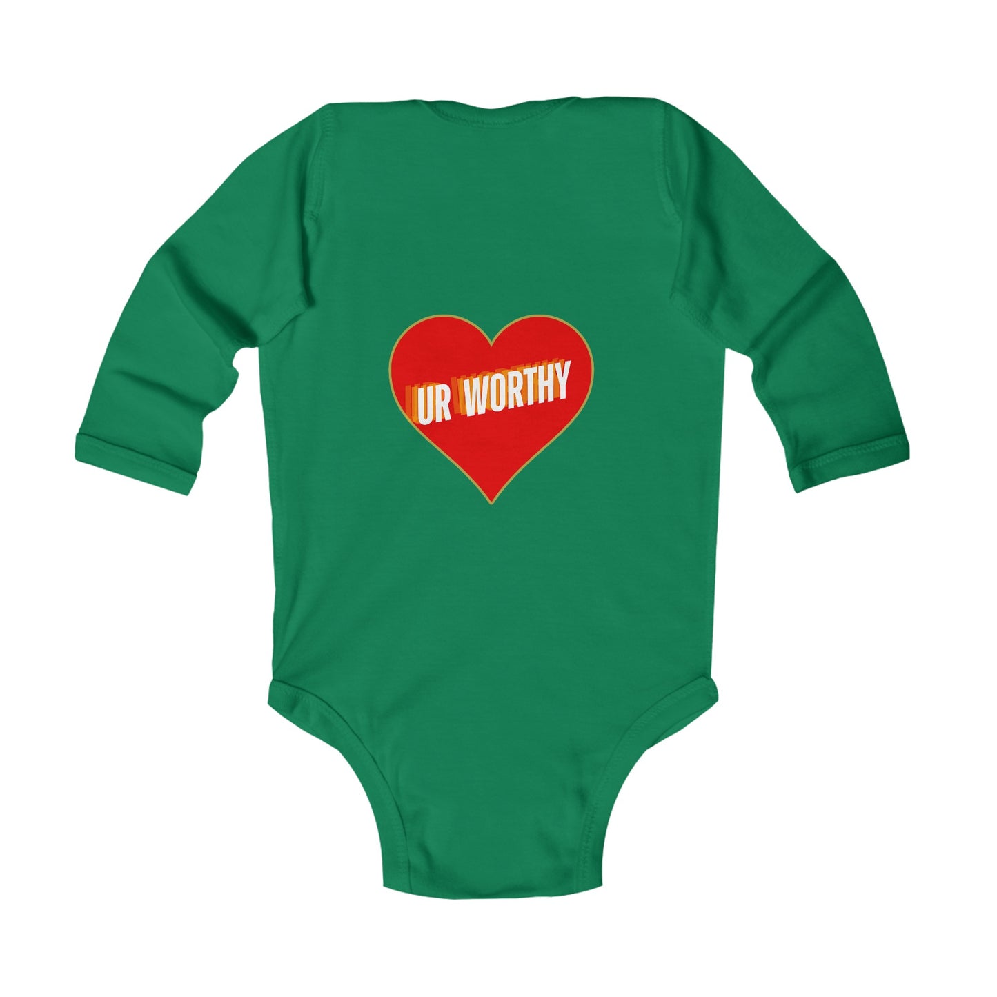 UR Worthy Infant Long Sleeve Bodysuit #5IU