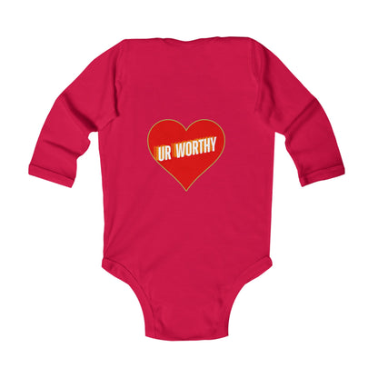 UR Worthy Infant Long Sleeve Bodysuit #5IU