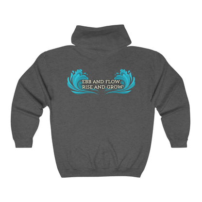 Life is Wavy Unisex Heavy Blend™ Full Zip Hooded Sweatshirt #LW1