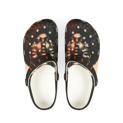Afro Power EVA Foam Rubber Shoes (AOP) #AP7