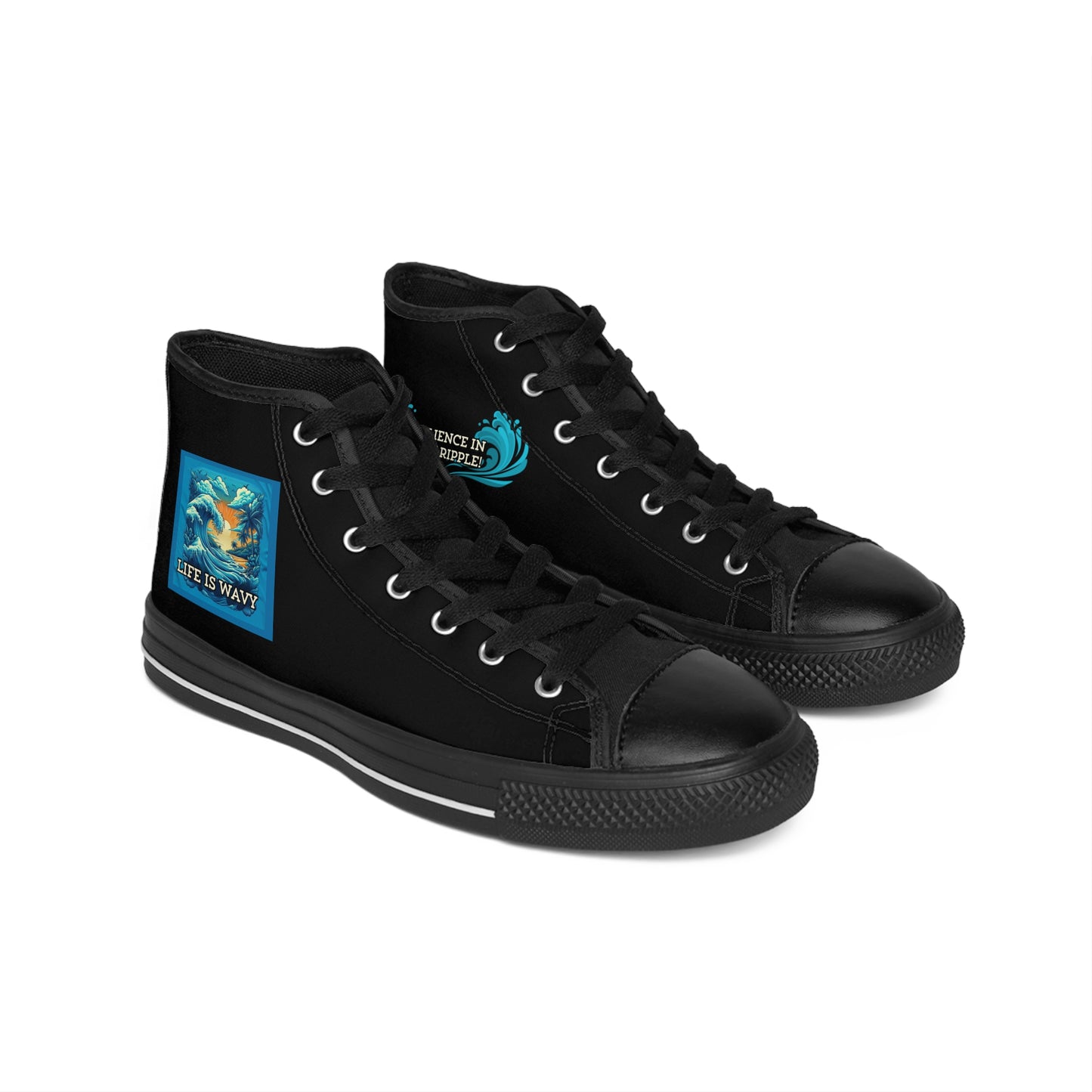 Life is Wavy Women's Classic Sneakers #LW3