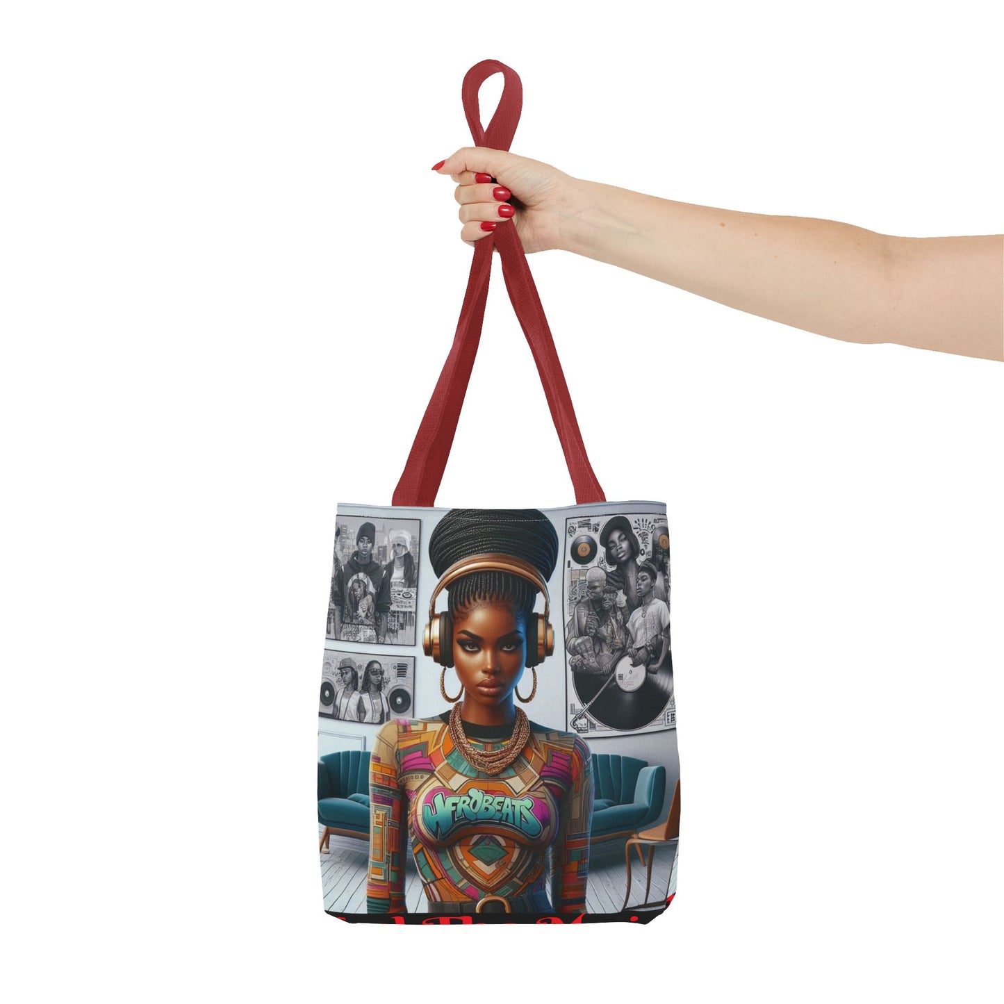 Feel The Music Tote Bag (AOP) #FM13
