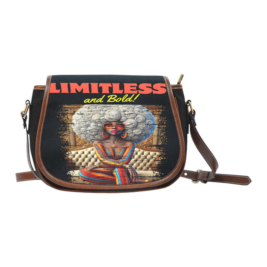Limitless and Bold Small Saddle Bag Model 1649 Saddle Bag/Small (Model 1649)(Flap Customization)